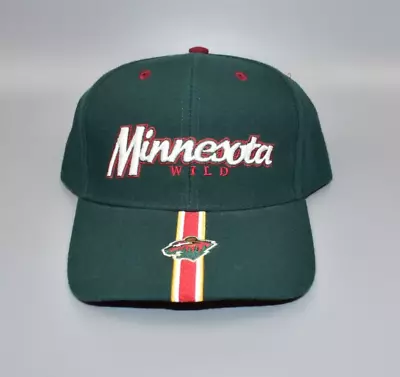 Minnesota Wild NHL Twins Enterprise Script Strapback Cap Hat - NWT • $39.95