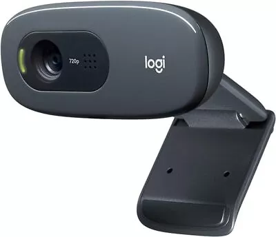 Logitech C270 HD Webcam HD 720p/30fps Widescreen HD Video Calling HD Light Co • $69.51