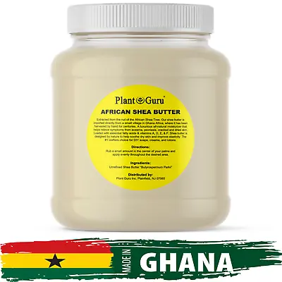 $20.99 • Buy Raw African Shea Butter 3 Lbs. Bulk IVORY 100% Pure Natural Organic Unrefined
