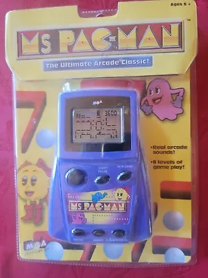 Ms. Pac- Man Arcade Game Hand Held NIB • $29.98