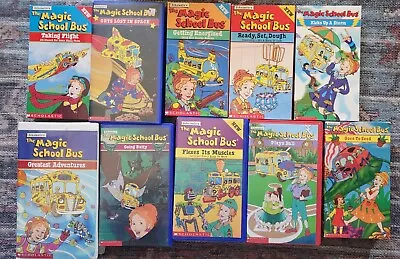 Lot Of 10 The Magic School Bus VHS Tapes By Scholastic  • $19.99