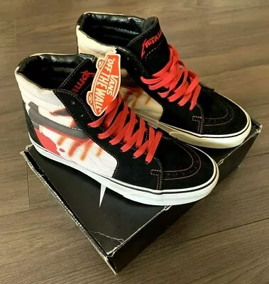 Original METALLICA Kill Em All VANS Sk8 Hi Shoes NIB! Mens Size 8.5 Womens 10 • $479.97