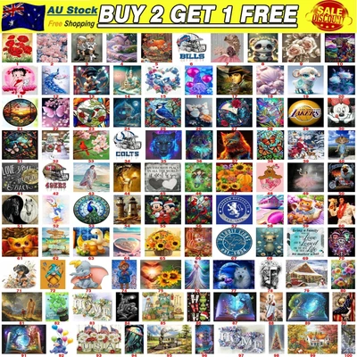 $9.67 • Buy Full Drill 5D Diamond Painting Embroidery Picture Art Cross Stitch DIY Kit Decor