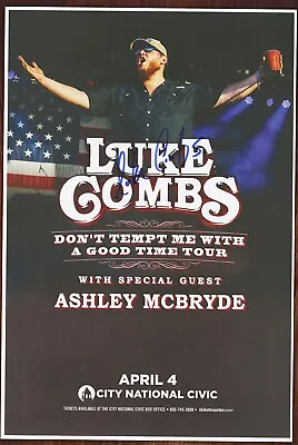 $32 • Buy Luke Combs Autographed Concert Poster
