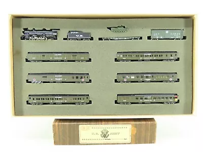 N Scale Con-Cor/Rivarossi Limited Edition NKP US Army 4-6-2 Steam Train Set • $549.99