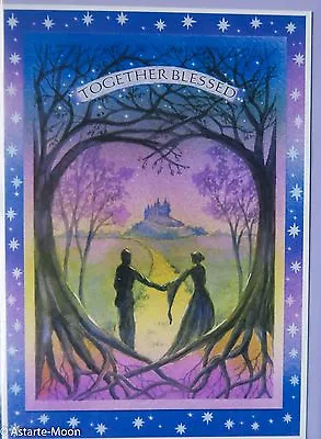 Wendy Andrew Pagan Card Handfasting Wedding Wife Engagement Hare Wicca Goddess • £2.89