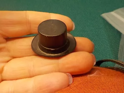 Nice Miniature Plastic Black Top Hat • $0.99