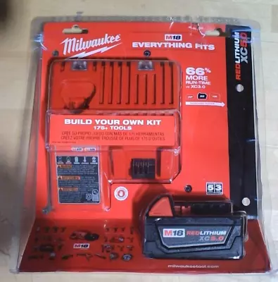 Milwaukee M18 Redlithium XC5.0 18V Starter Kit - (48-59-1850) Open Box • $64.95