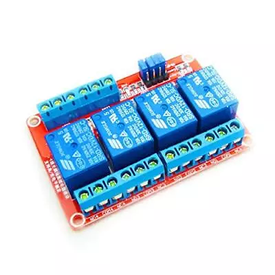12V 4 Channel Relay Module With OPTO-Isolated Support High And Low Level Trigger • $13