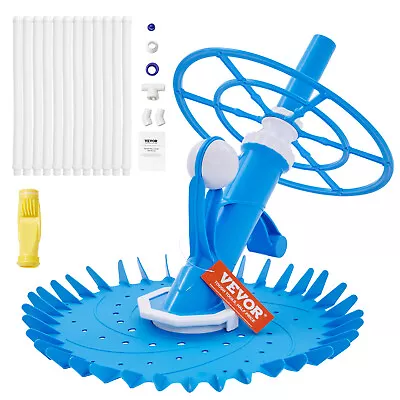 VEVOR Automatic Suction Pool Cleaner Low Noise Pool Vacuum With Extra Diaphragm • $79.99