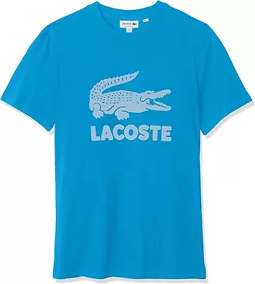 Lacoste Men's Short Sleeve T-Shirt Flocked Graphic • $54