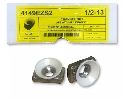 All Sizes & Styles Of Nuts Spring Cone Twirl For Unistrut Steel Channel • $479.99