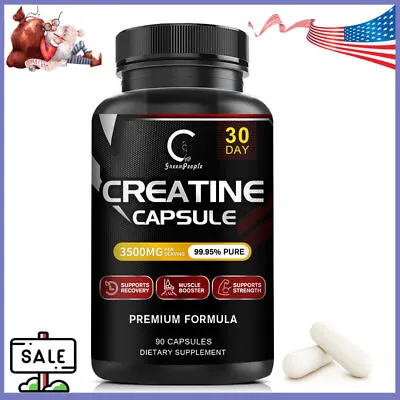 Creatine Monohydrate 99.95% Pure Muscle Growth Strength Performance & Recovery~ • $14.99