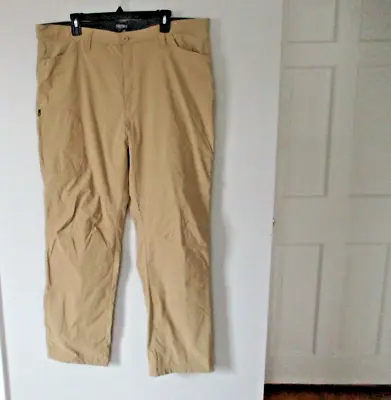 SMITHS WORKWEAR Mens Insulated Cargo Pants Fleece Lined Stretch  40 X 32 Beige • $19.99