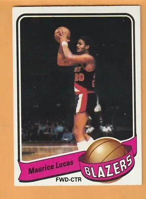 Maurice Lucas Portland Trail Blazers 1979-80 Topps #26 Marquette Warriors 11K • $2