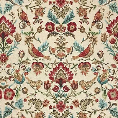 £1.75 • Buy Tapestry Fabric William Morris Bird Floral Upholstery Curtains 140cm Wide