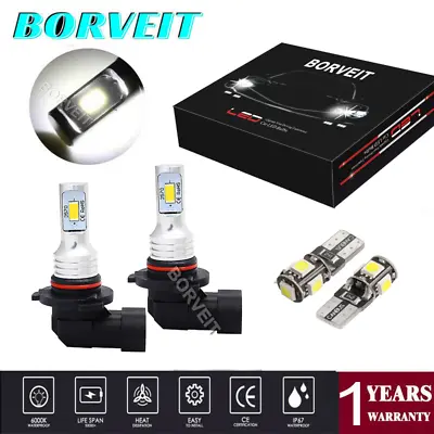 LED 9012 HIR2 Hi Low Beam 6000K Conversion Kit For Toyota Corolla ZRE182R ZRE182 • $32.99