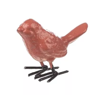 Ganz Cast Iron Bird Figurine Glossy Pink Yellow Coral Brown Orange Or Red (SV) • $4.17