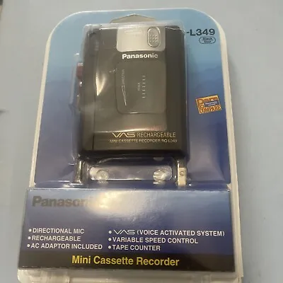 Panasonic Portable Mini Cassette Recorder Player RQ-L349 • $74.25