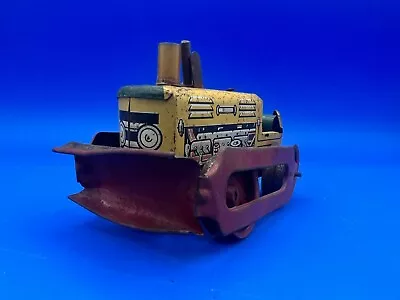 Vintage Mini Tin Litho Wind Up BullDozer Parts Or Repair 5” Long • $24.99