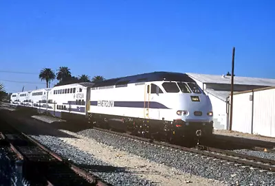 Metrolink 901 @ ORANGE CA_APRIL 17 2009_ ORIGINAL TRAIN SLIDE • $5.50