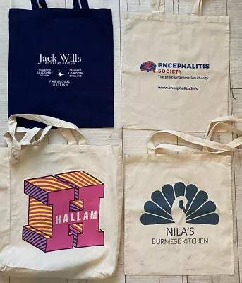 £4.99 • Buy 💝Bundle X 4 Cotton Tote Bag Bundle JACK WILLS + 3 NEW