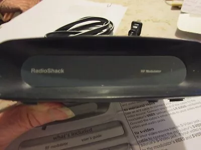 RF Modulator 15-2526 Radio Shack TV Converter Excellent Condition • $7.99