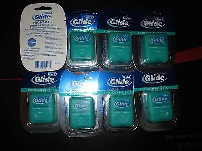 Lot Of 8 Oral-B Glide Pro-Health Comfort Plus Floss Mint 43.7yd  • $29.99