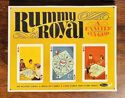 Vintage Whitman RUMMY ROYAL CARD GAME (1965) COMPLETE • $44.99