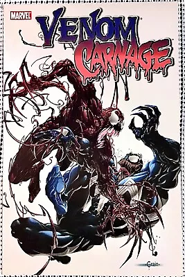 {Retro Marvel Graphic Novel}-{VENOM VS CARNAGE}-1st Printing 2004 Unblemished! • $24.42