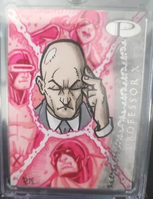 2012 Marvel Premier Professor X Base Sketch Card Puis Puiz Calzada X-Men 1/1 • $495