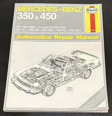 Mercedes-Benz 350 450 SL SE 1971-1980 Shop Service Repair Manual Wiring Diagrams • $48.99