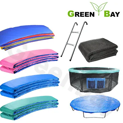 Trampoline Replacement Spring Cover Padding Safety Net Rain Cover Skirt Greenbay • £15.95