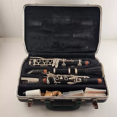 Bundy B-Flat Resonite Clarinet Vintage Case By Selmer Complete As Is Parts Only • $49.95