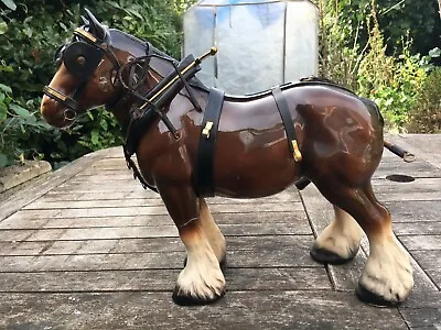 £19.99 • Buy Vintage Very Large 1950'S Melba  Ceramic Shire Horse H A Wain & Sons 32 X 29 Cms