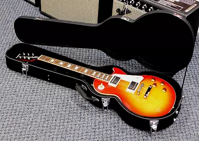 2008 Epiphone Les Paul Standard Electric Guitar W/ Case! Cherry Sunburst Finish! • $499