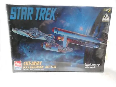 Amt/ertl Star Trek Cutaway Uss Enterprise Ncc-1701 1995 Model Kit- Still Sealed • $49.99