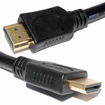£2.64 • Buy HDMI V1.4 Short Cable Plug To Plug 1080p 0.5m Lead 50cm SkyHD To Amp Xbox 