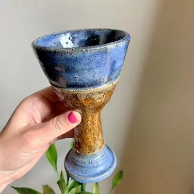 Vintage Ceramic Handmade Goblet • $67.70