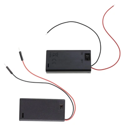 £5.56 • Buy 2/4 Slot AA Battery Holder Box Battery Case With Switch New AA Battery Box 3V 6V