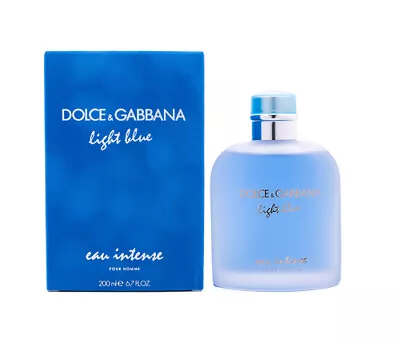 Light Blue Eau Intense Dolce & Gabbana D&G 6.7 Oz EDP Cologne For Men New In Box • $67.85