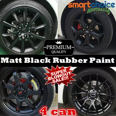 4x Carlas Rubber Paint Plasti Dip Rubber Spray Paint Removable Rim Rubber Dip • $59