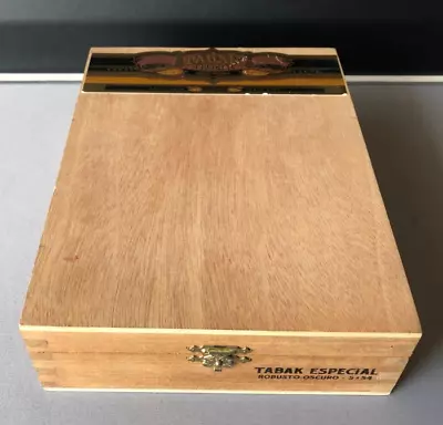 Vintage Wooden Cigar Box - Tabak - Collectible • $24