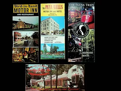 Four Vintage Travel Brochures - E15-l • $28