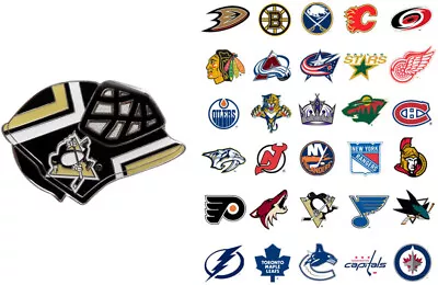 NHL Goalie Mask Pin - Choose Your Team • $10.34