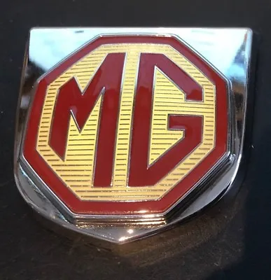 Mg Mgf Front Grille Badge With Crome Backing And Locating Lugs With 3m Backing • £16.99