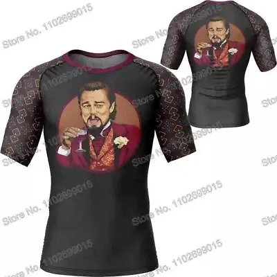 Laughing Meme BJJ Rashguard For Brazilian Jiu Jitsu MMA Rash Guard Funny No Gi • $19.94