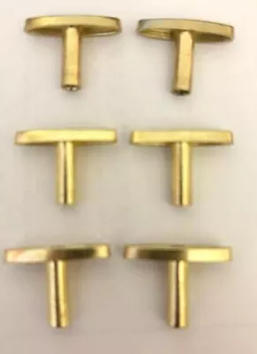 6 Replacement Keys For Sankyo Music Box Movements Brass Size 23/32  Discolored. • $10.55