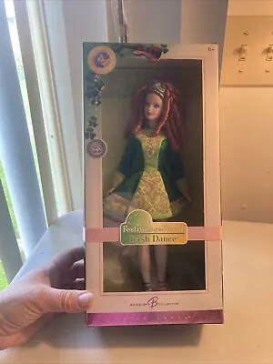 Festivals Of The World Irish Dance Barbie Doll 2006 Mattel K7920 • $39