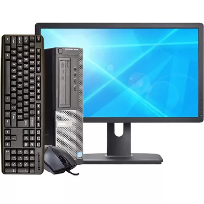 Dell Desktop Computer I5 PC SFF Up To 16GB RAM 2TB HD/SSD 24in Windows 10 Pro • $84.69